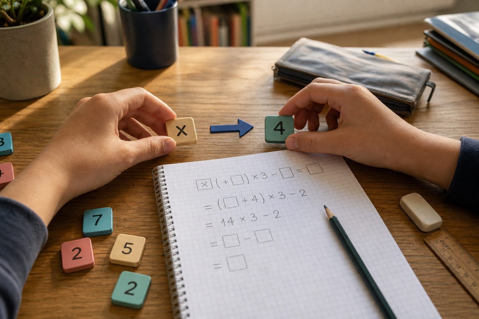 Remplacer une lettre par un nombre et calculer une valeur