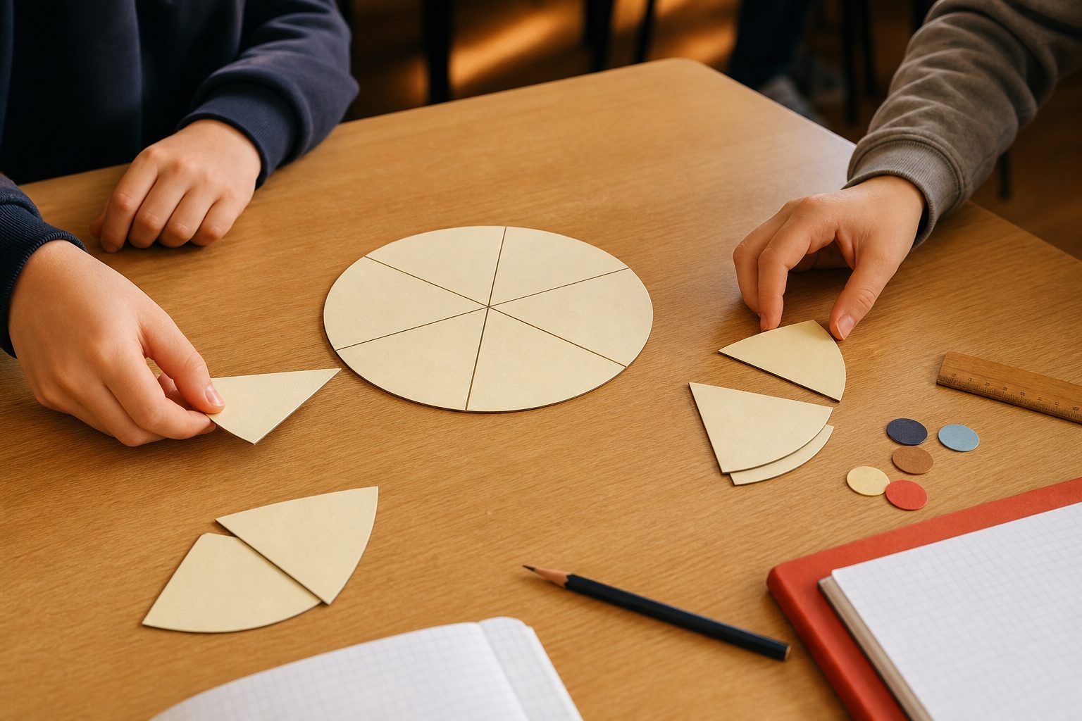 Découvrir les fractions par le partage d’une unité