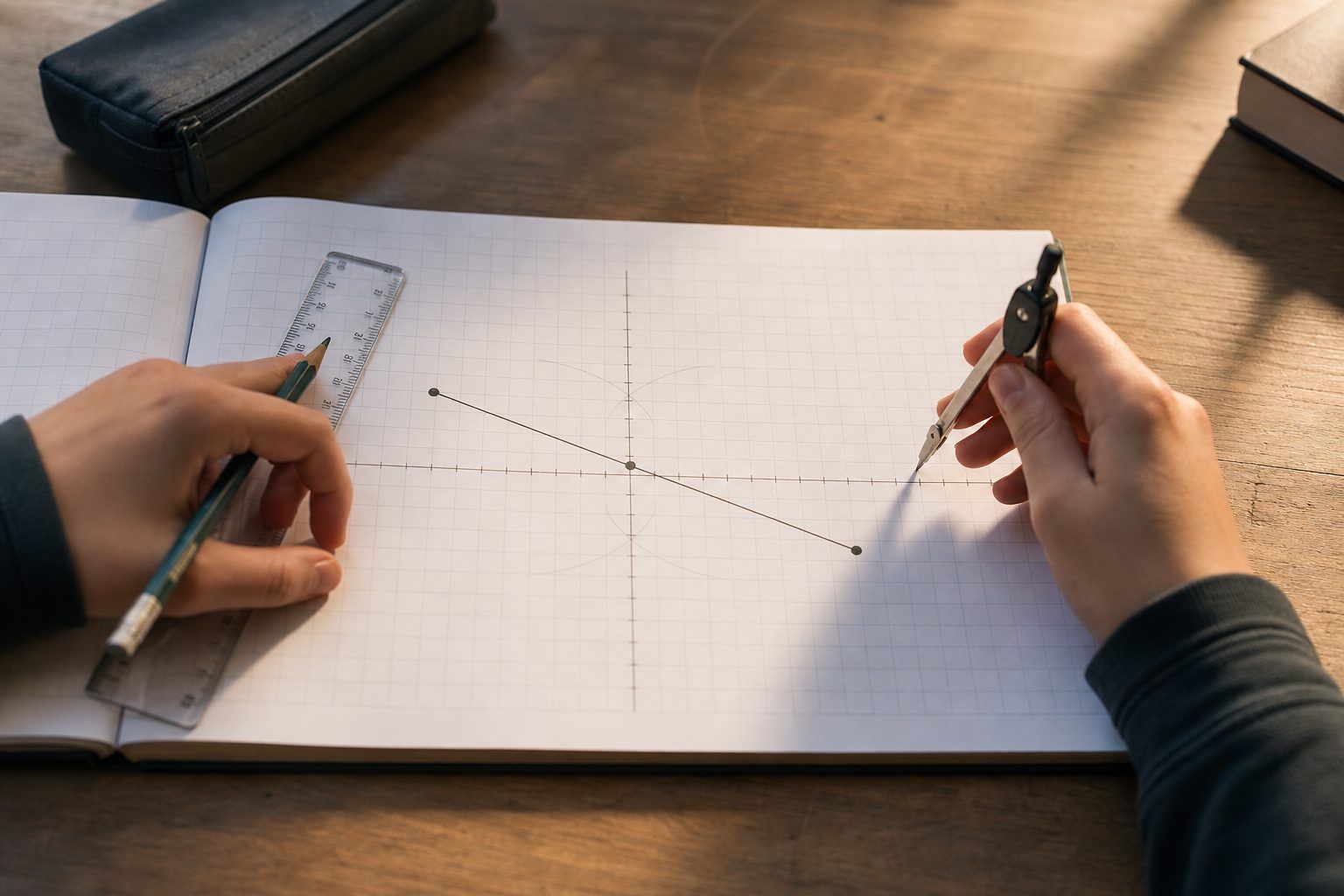 Calculer une distance et déterminer un milieu