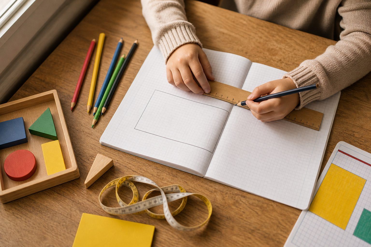 Exemple guidé : périmètre et aire d’un rectangle