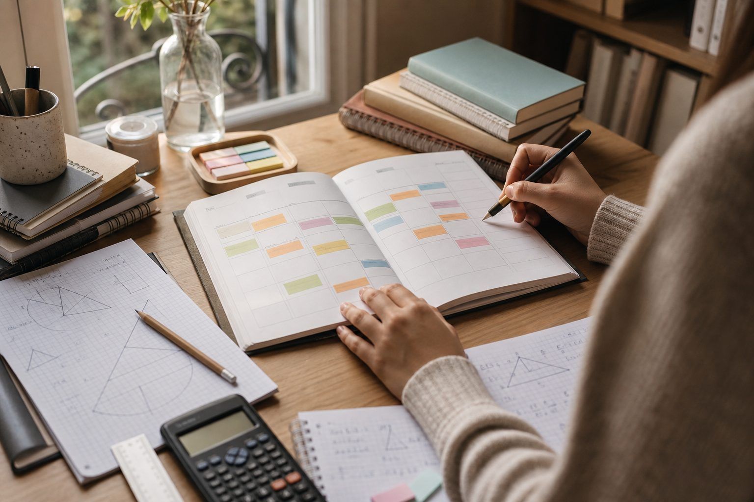 Construire un planning de révision maths étape par étape