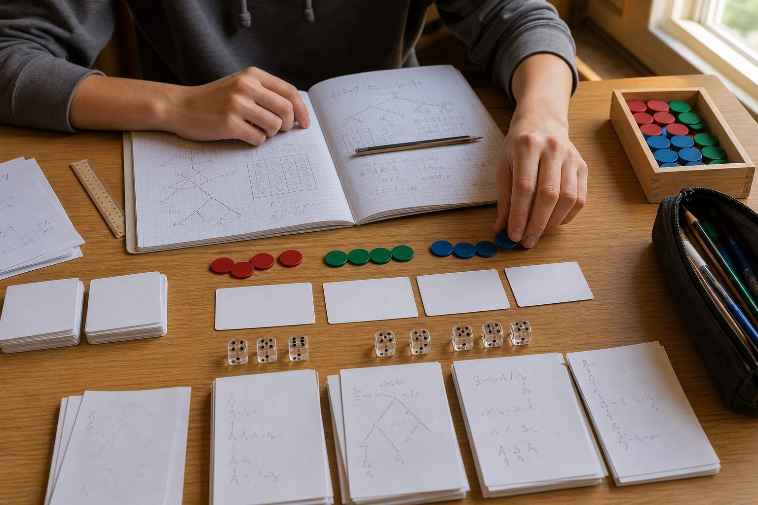 Exemple guidé : organiser les calculs sans se tromper
