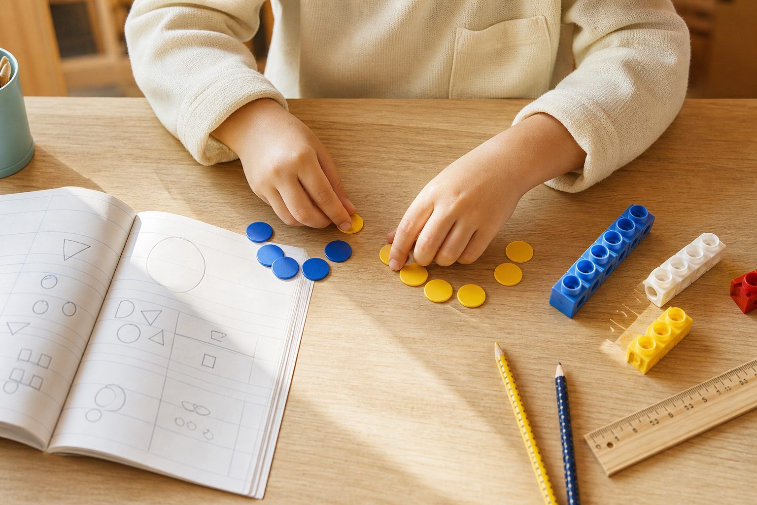 Exemple original : résoudre un problème d’addition pas à pas