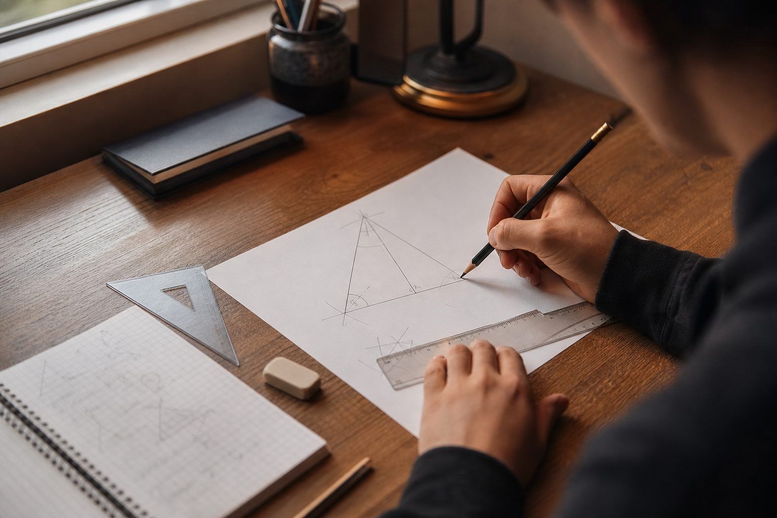 Exemple original : démontrer qu'un triangle est rectangle