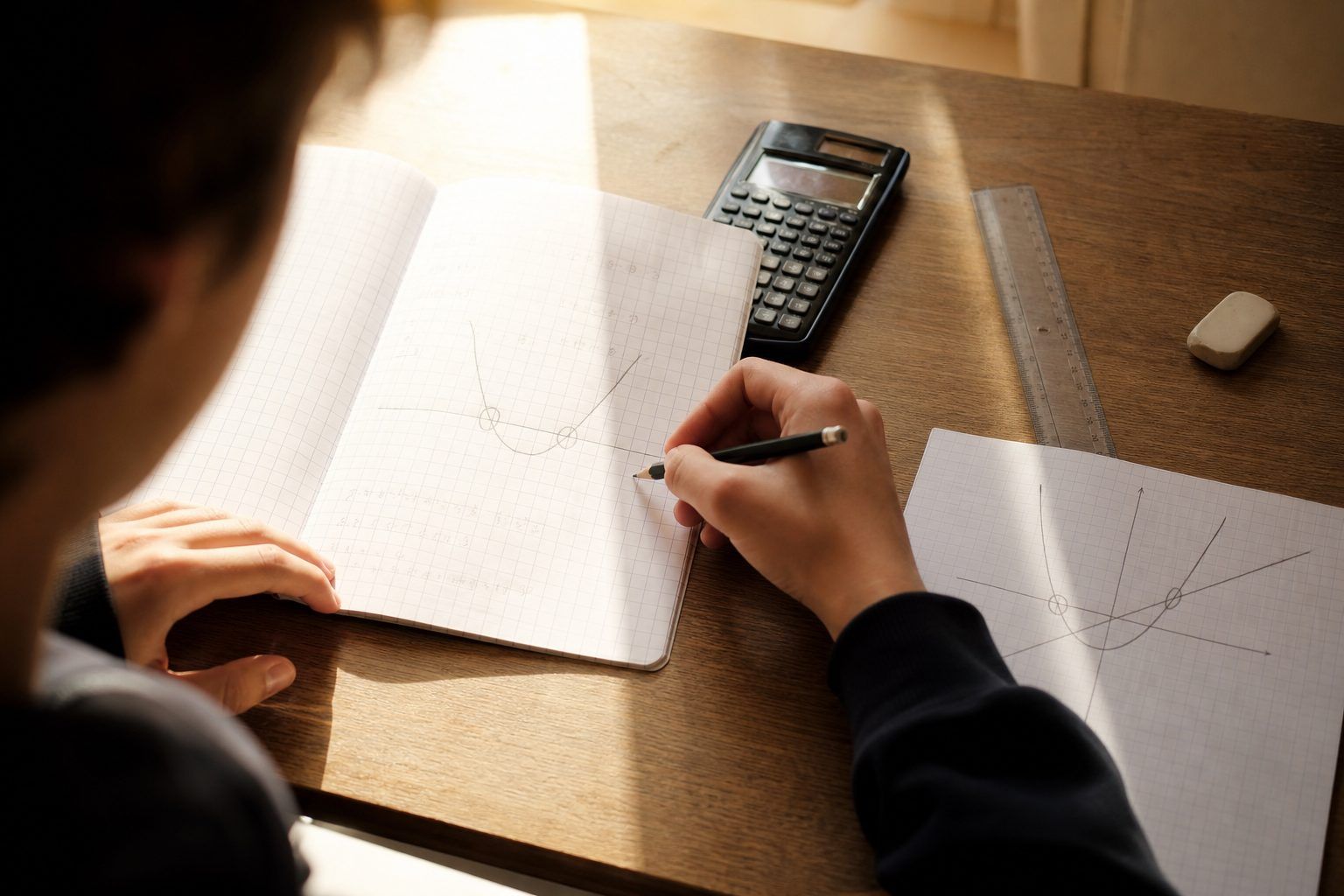 Exemple original : calculer puis vérifier les solutions