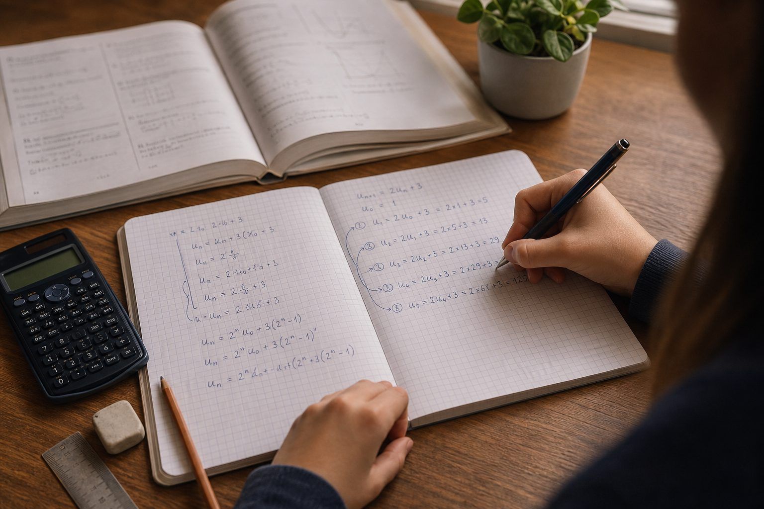 Calculer les termes d’une suite : méthode pas à pas